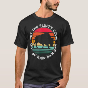 Buffalo Bison Pet The Fluffy Cows T-Shirt