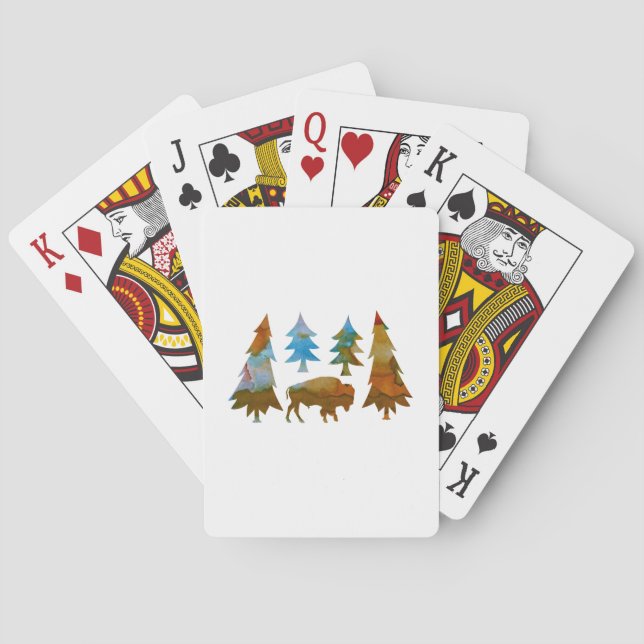 Buffalo / Bison Playing Cards (Back)