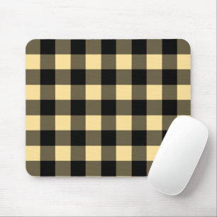 Buffalo black and yellow mouse mat
