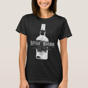 Buffalo Bourbon Kentucky Whiskey Shop White T-Shirt