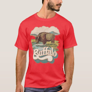 Buffalo Brewing Co Beer Retro Defunct Breweriana T-Shirt
