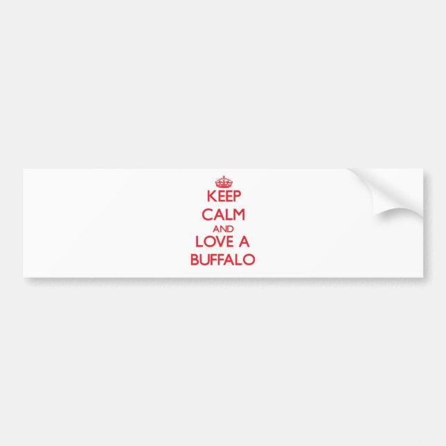 Buffalo Bumper Sticker (Front)