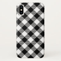 buffalo check, black and white