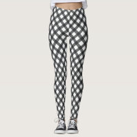 Buffalo Check Black White Chequered Plaid