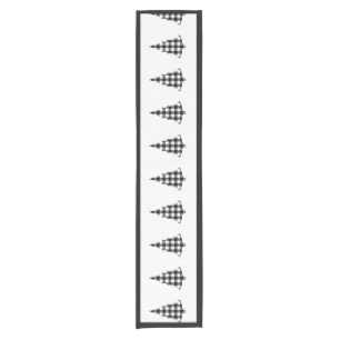 Buffalo Check rustic Trees Short Table Runner