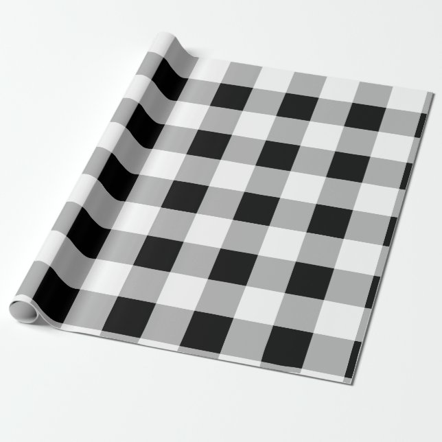 Buffalo Check Wrapping Paper (Unrolled)
