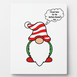 Buffalo Chicken Dip Christmas Gnome Plaque