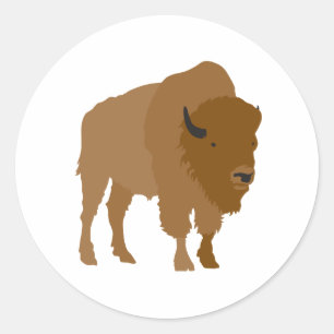 Buffalo Classic Round Sticker