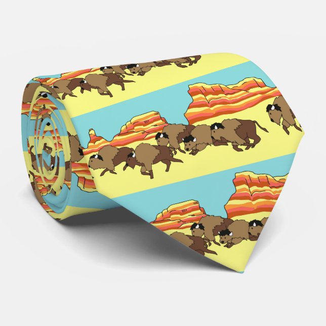 Buffalo Desert Tie (Rolled)