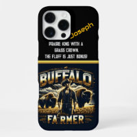 Buffalo Farmer With Herd at Dusk