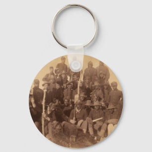 Buffalo Fighters of the US Black Cavalry Key Ring