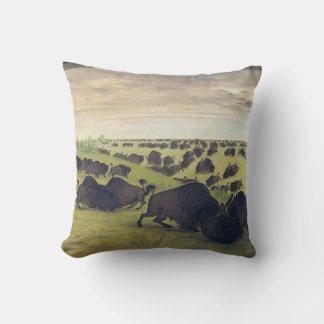 Buffalo fighting cushion