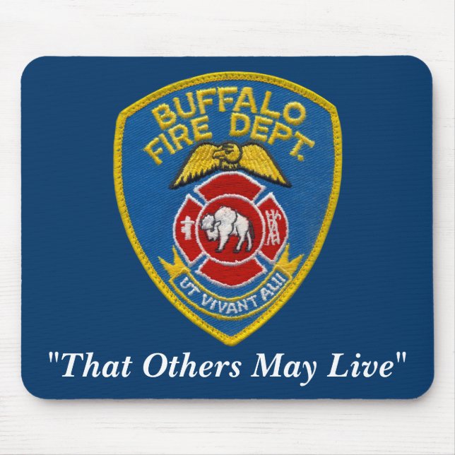 Buffalo Fire Mousepad (Front)