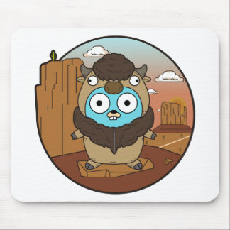 Buffalo Gopher in Desert Mouse Mat
