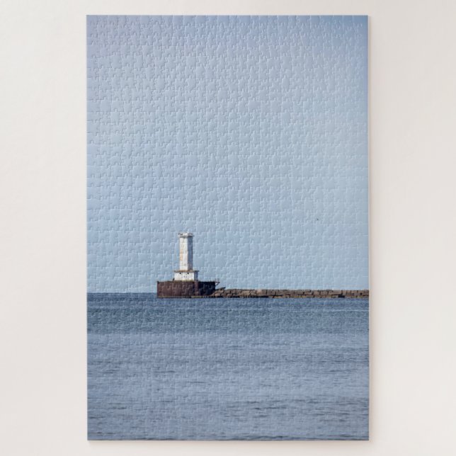 Buffalo Harbour Lighthouse Jigsaw Puzzle (Vertical)