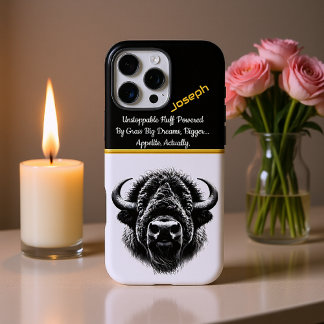 Buffalo Head: Strength and Beauty iPhone 16 Pro Max Case