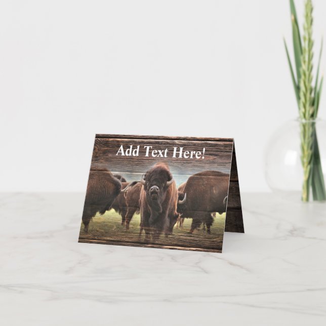 Buffalo Herd Card (Front)