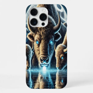 Buffalo Herd’s Mystical Connection to Cosmos iPhone 16 Pro Max Case