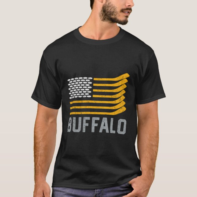 Buffalo Hockey Is American T-Shirt (Front)