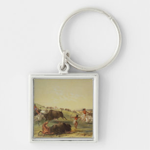 Buffalo Hunt Key Ring
