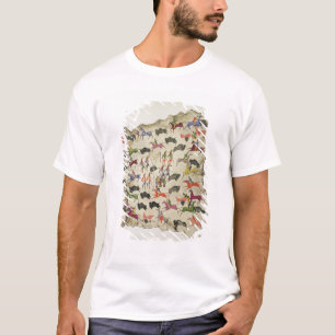 Buffalo hunt (pigment on elk-skin) T-Shirt