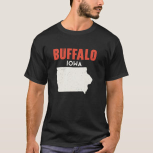 Buffalo Iowa USA State America Travel Iowan T-Shirt