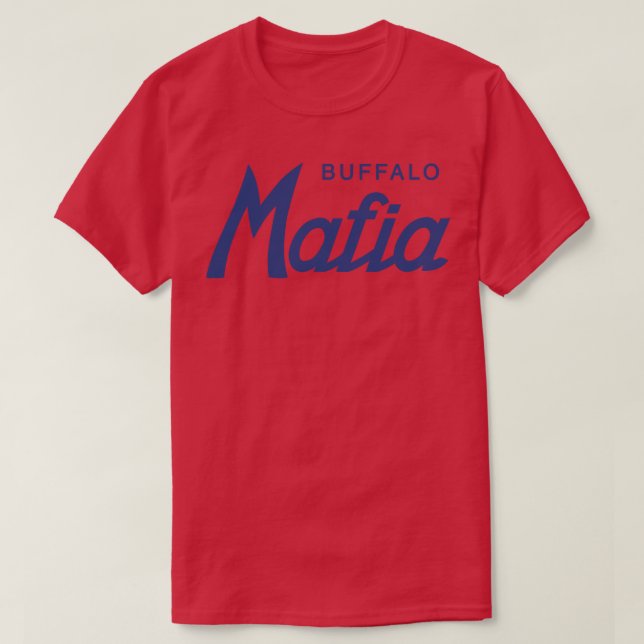 Buffalo Mafia Red T-Shirt (Design Front)