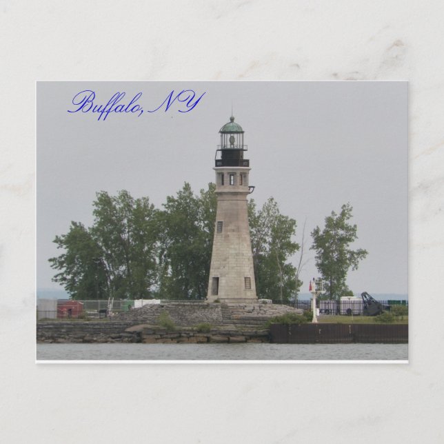 Buffalo Main Light Postcard (Front)