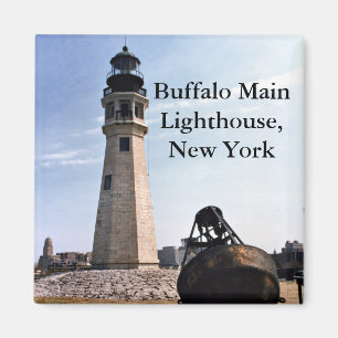 Buffalo Main Lighthouse, New York Magnet