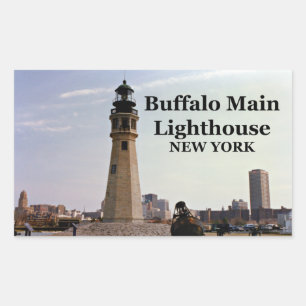 Buffalo Main Lighthouse, New York Stickers