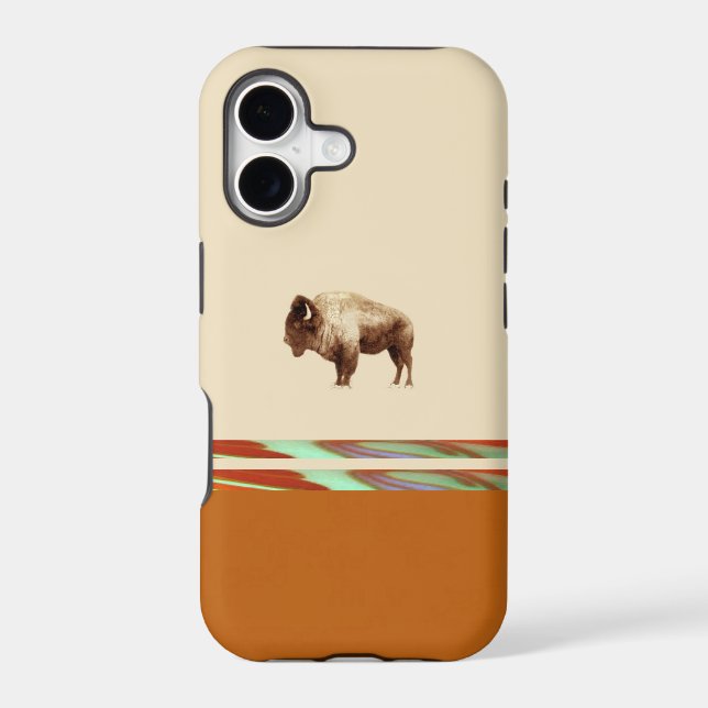 Buffalo & Native American design (Back)