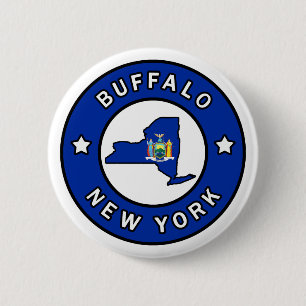 Buffalo New York 6 Cm Round Badge