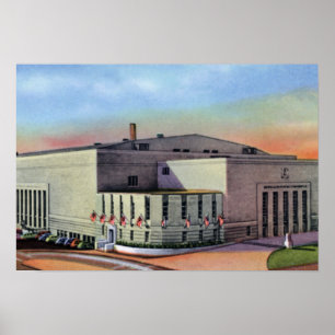Buffalo New York Auditorium Poster