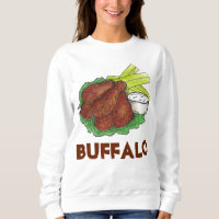 Buffalo New York Chicken Wings Celery Sweatshirt