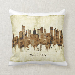 Buffalo New York Cityscape Cushion