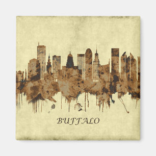 Buffalo New York Cityscape Magnet