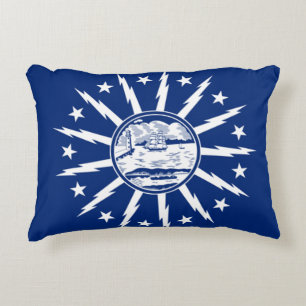 Buffalo, New York Flag Decorative Cushion