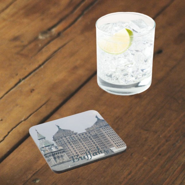 Buffalo, New York Historical Landmarks Coaster (In Situ)