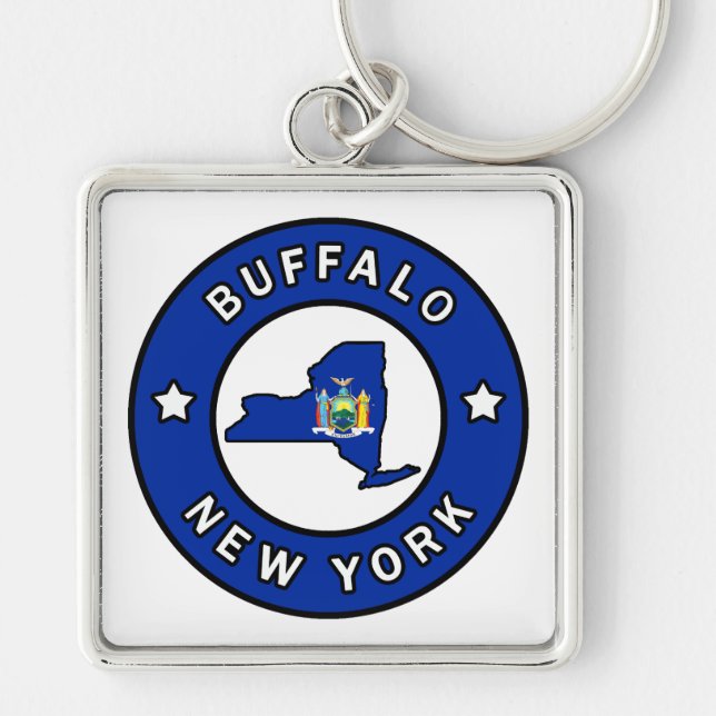 Buffalo New York Key Ring (Front)