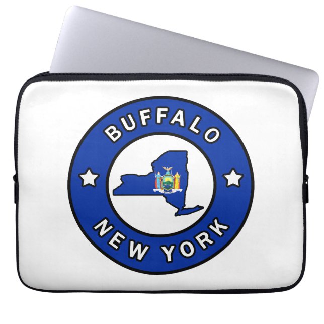 Buffalo New York Laptop Sleeve (Front)