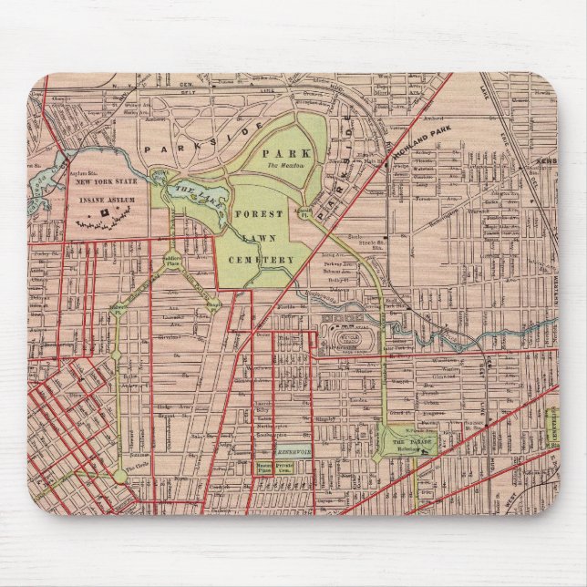 Buffalo, New York Mouse Mat (Front)