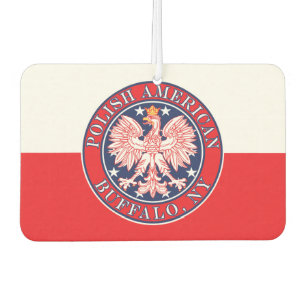 Buffalo New York Polish Car Air Freshener