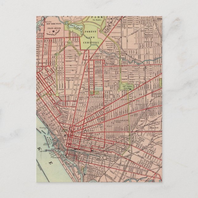 Buffalo, New York Postcard (Front)