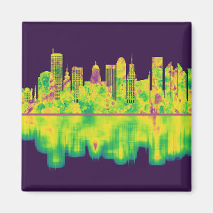 Buffalo New York Skyline Magnet
