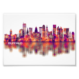 Buffalo New York Skyline Photo Print