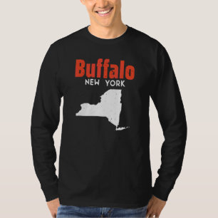 Buffalo New York Usa State America Travel New York T-Shirt