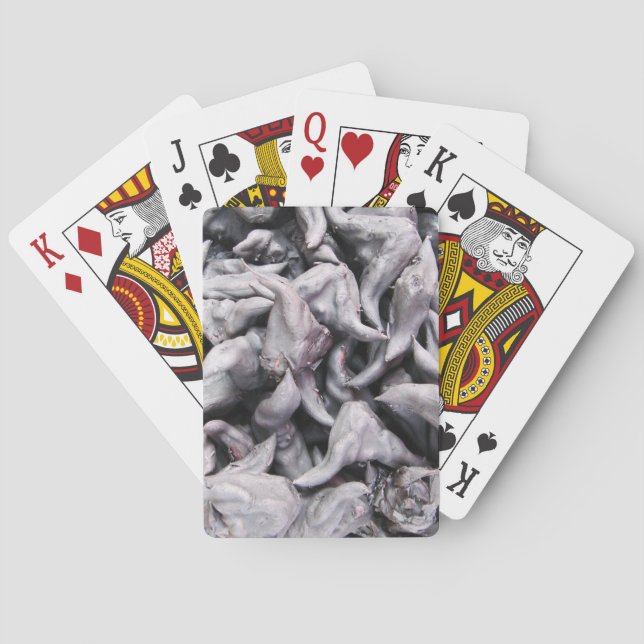 Buffalo Nuts - Water Caltrop Playing Cards (Back)