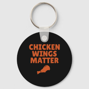 Buffalo Ny Chicken Wings Problem Quote Key Ring