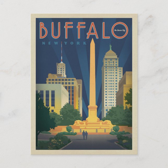 Buffalo, NY Postcard (Front)