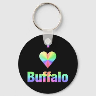 Buffalo -- Pastels Key Ring